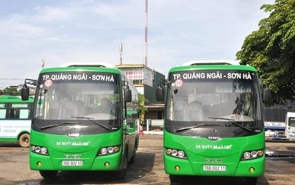 Lịch Xe Buýt Quảng Ngãi Sơn Hà